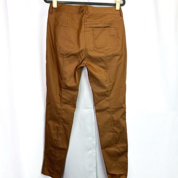 ST JOHN Women Sz 4 Siena Cotton Stretch Straight Leg 5 Pocket Pants - Picture 2 of 10